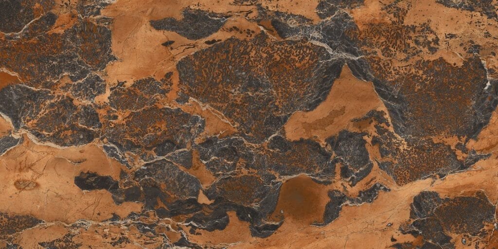 porcelain slabs FOSSIL BROWN