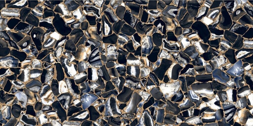 porcelain slabs TERRO BLACK