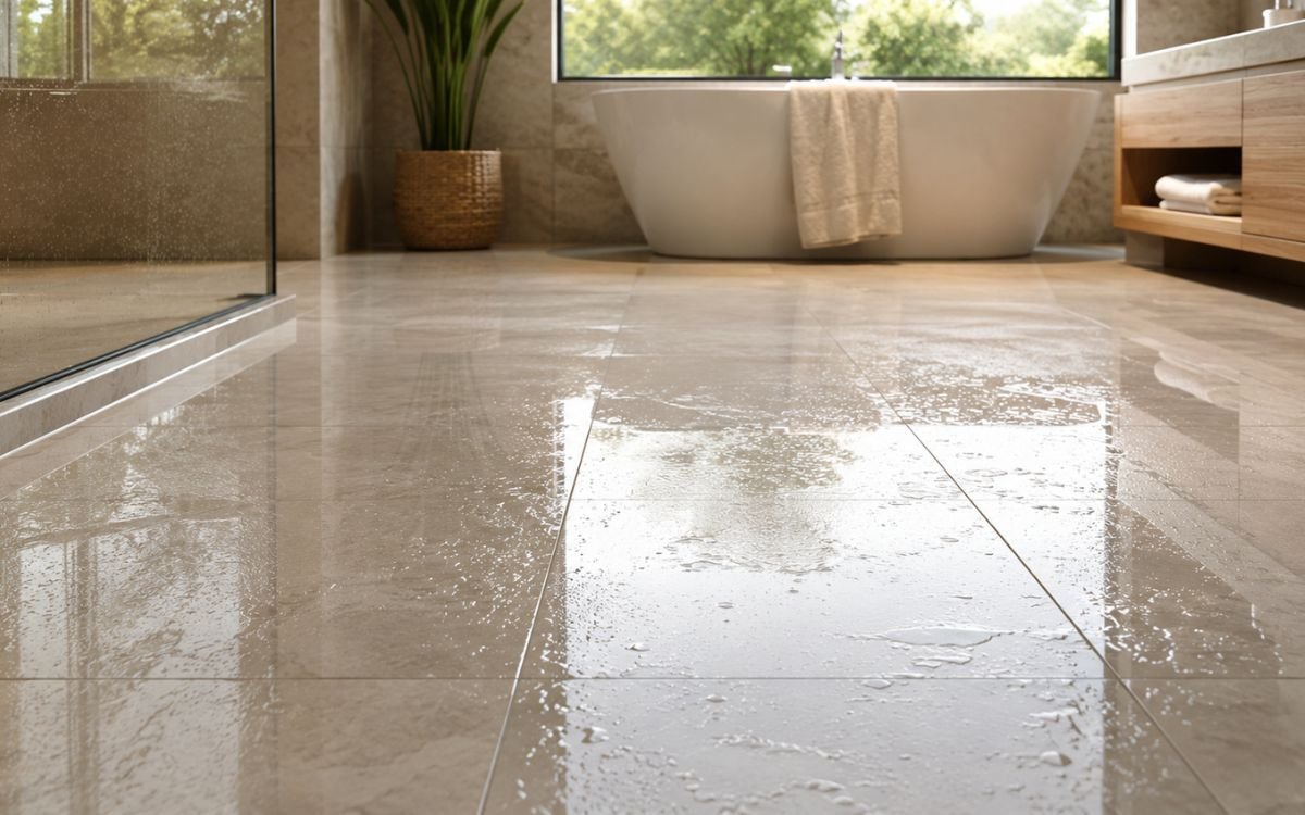 Porcelain tile water absorption test