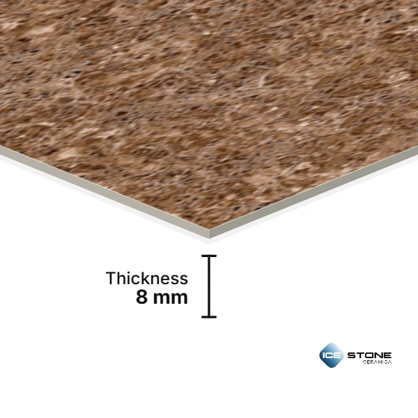 Coffee Brown Marble Stone Glossy Ceramic Wall Tile 1×2 ft – 1654-D - Image 2