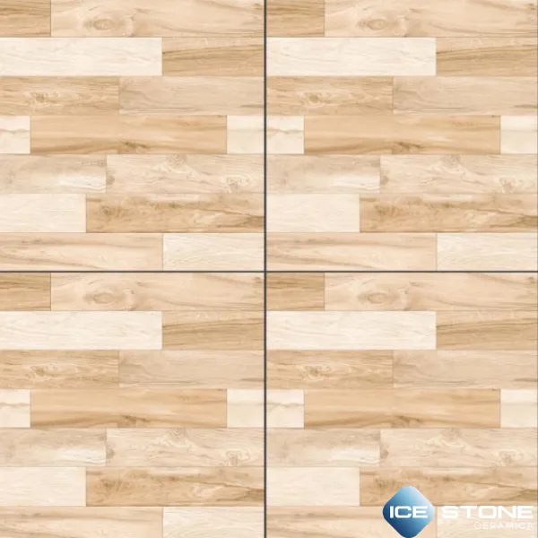 Beige Mosaic Wood Pattern Matt Porcelain Wall And Floor Tile 2×2 ft – 1006 - Image 3