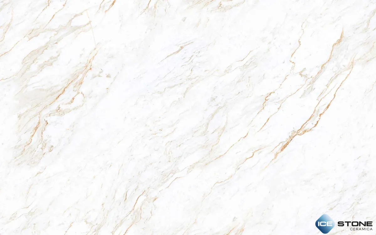 Crash White Marble Glossy Vitrified Floor And Wall Slab Tile 1200x1800mm