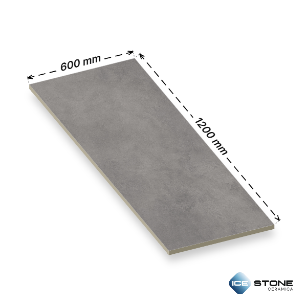 Metallica Grey Matt Floor and Wall Tile 2x4 ft - Image 3
