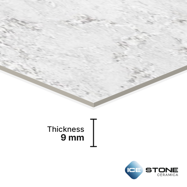 White Grey Texture Glossy Vitrified Floor and Wall Tile 2×4 ft – Matrix Bianco - Image 4