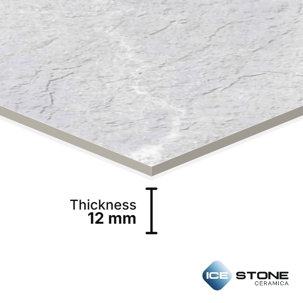 Light Grey Cracked Stone Texture Matt Vitrified Parking Tile 2x2 ft - Slate 104 LT - Image 4