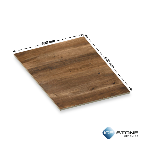 Dark Brown Rustic Wood Texture Matt Porcelain Wall And Floor Tile 2×2 ft – 1065 - Image 5