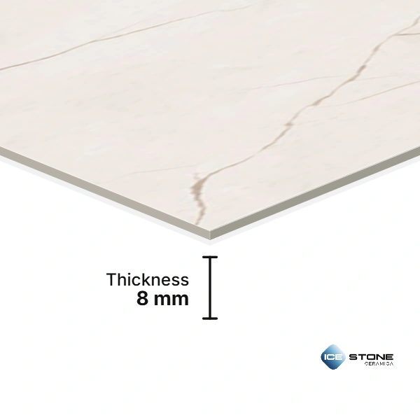 Ivory Gold Vein Marble Luster Ceramic Wall Tile 1×2 ft – 10013-LT - Image 2