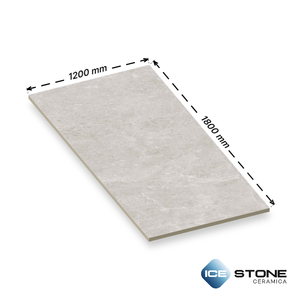 Corel Gray Marble Glossy Vitrified Floor And Wall Slab Tile 1200x1800mm