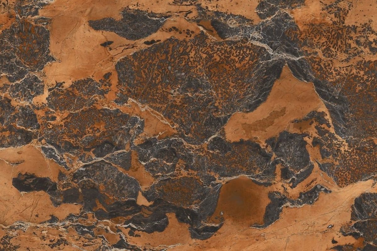 porcelain slabs FOSSIL BROWN