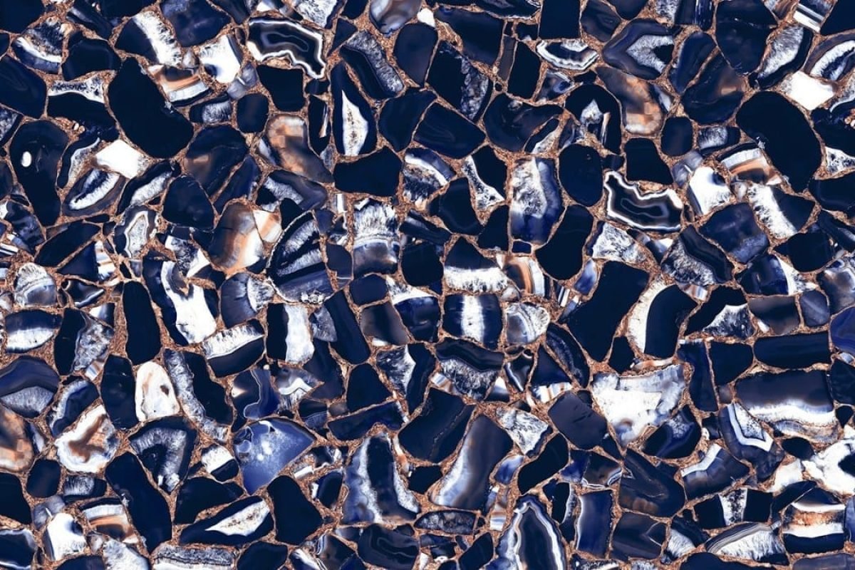 porcelain slabs TERRO BLUE